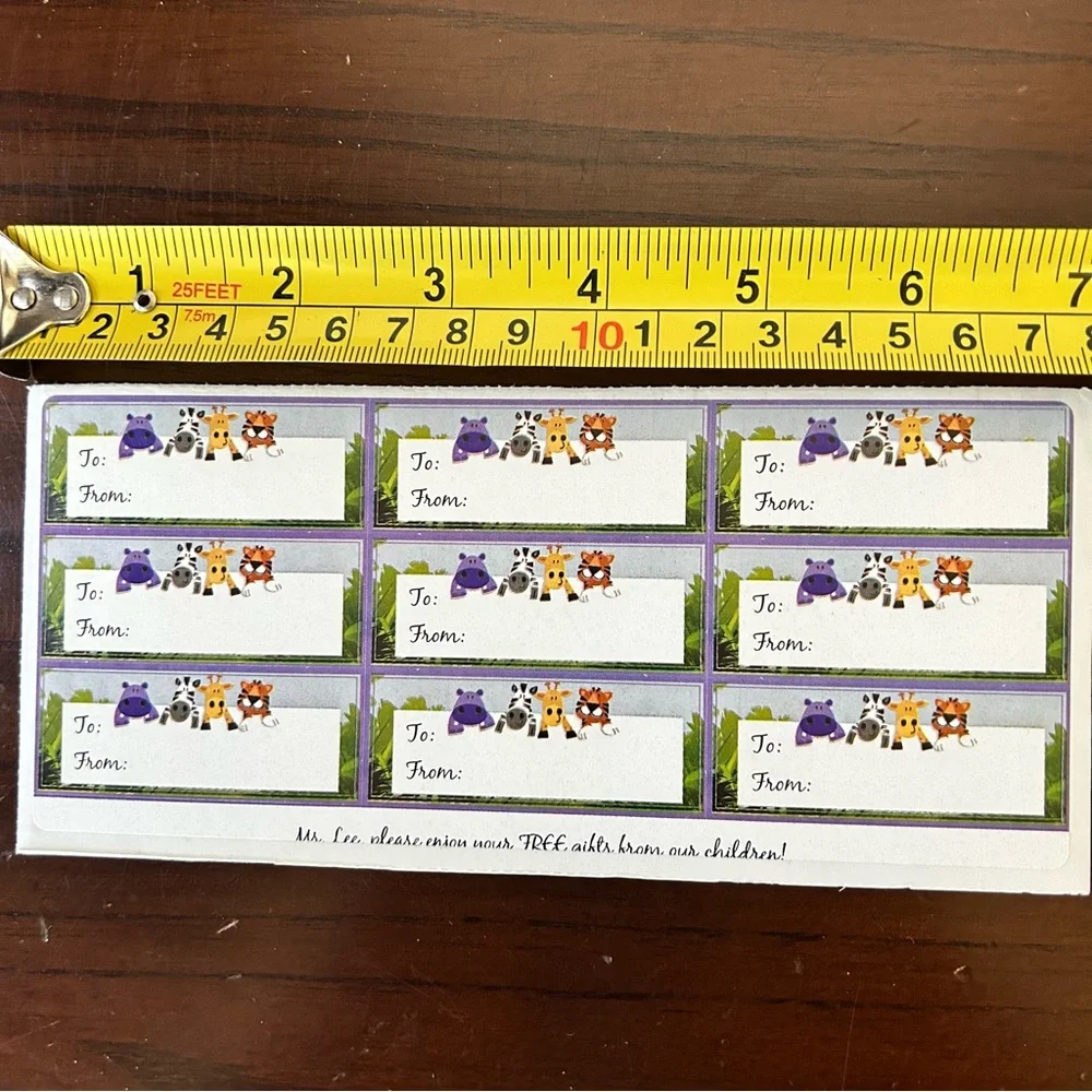 Free item: gift tags